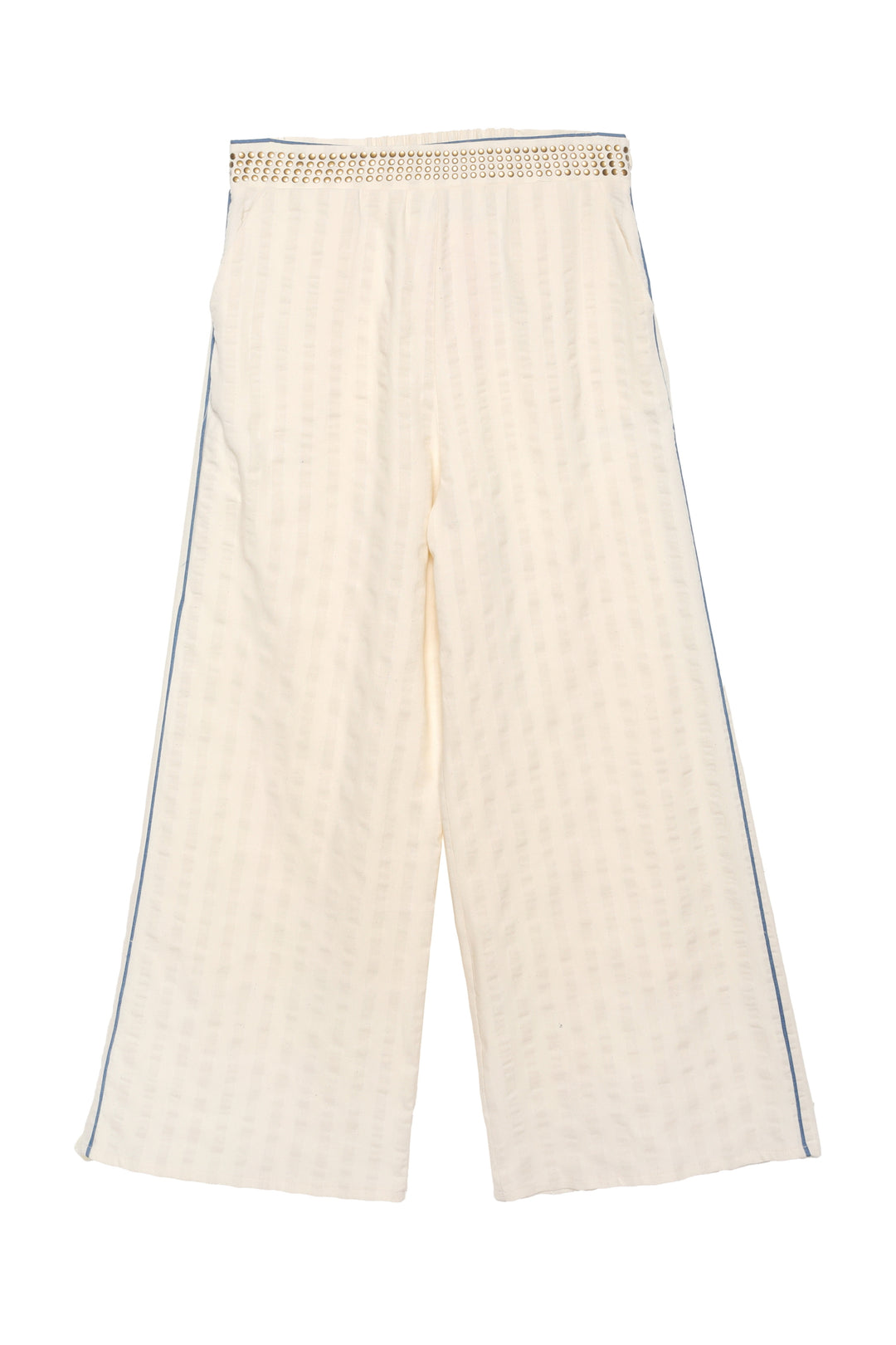 Trok Detay Şerit Pantolon Naturel