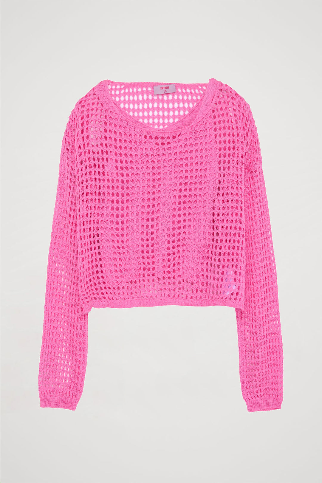 Ajurlu İkili Triko Pembe