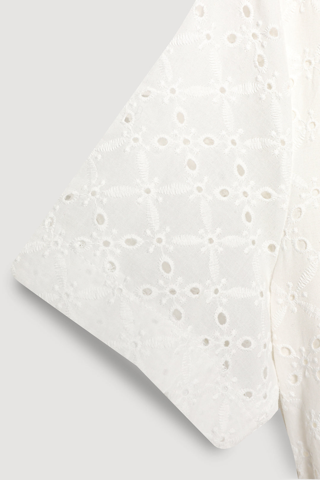 Fisto Detaylı Bağlamalı Mini Elbise Ekru