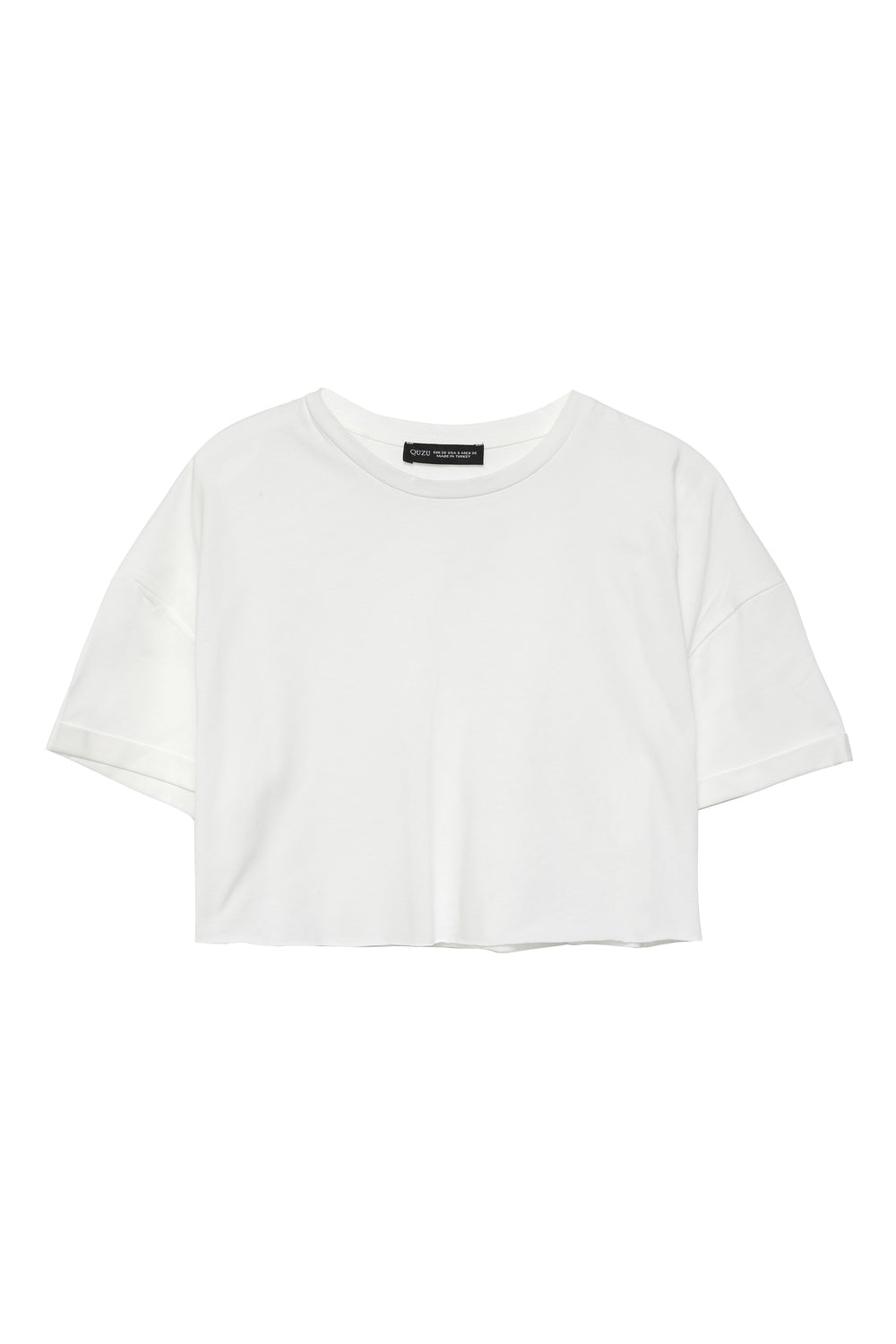 Crop T-Shirt Ecru