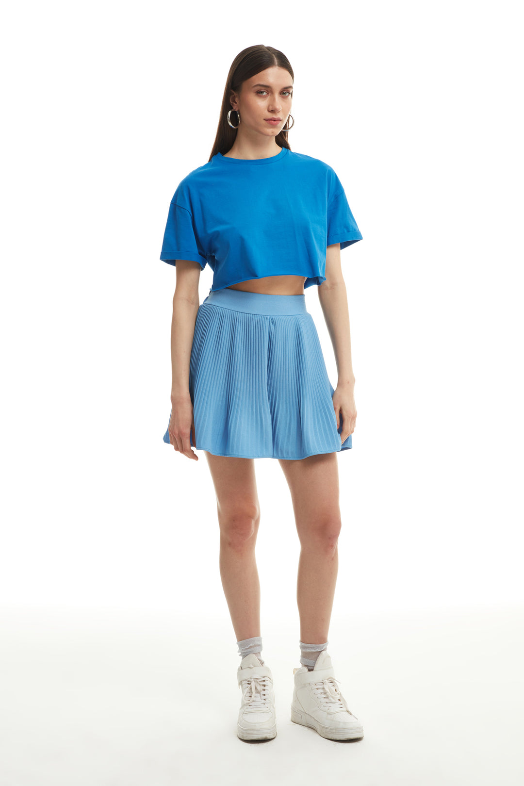 Crop T-Shirt Sax
