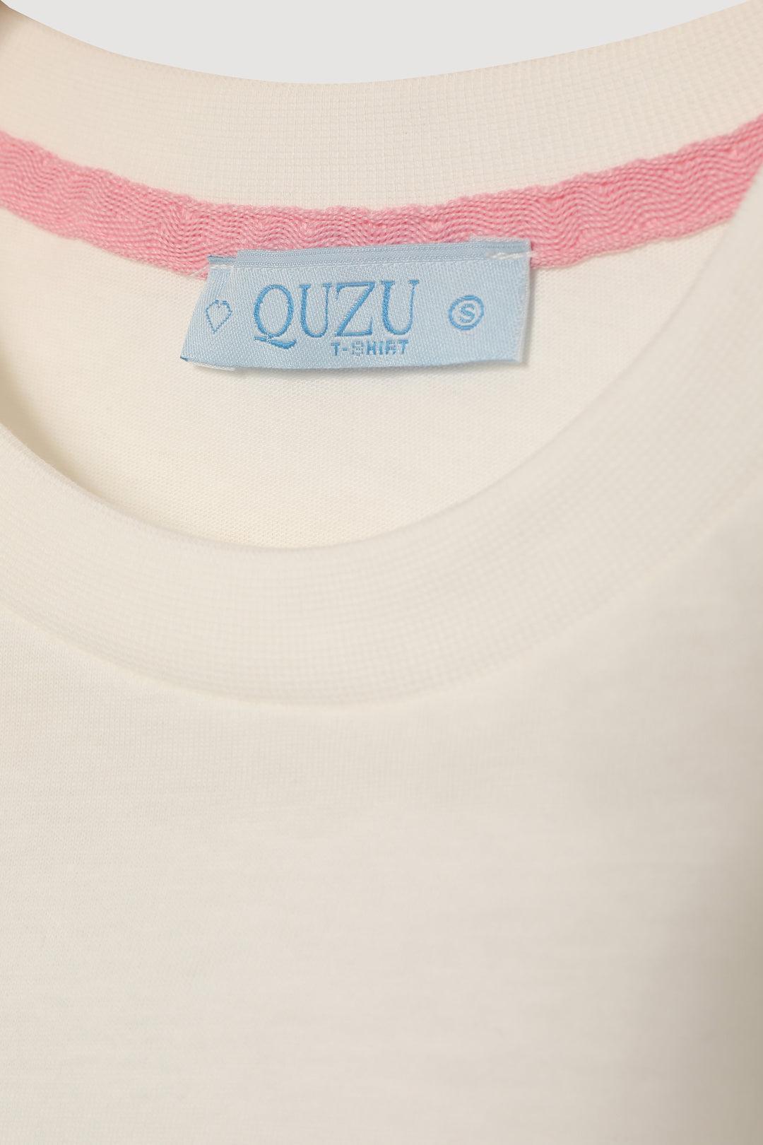 Santorini Baskılı Renkli Tişört Ekru