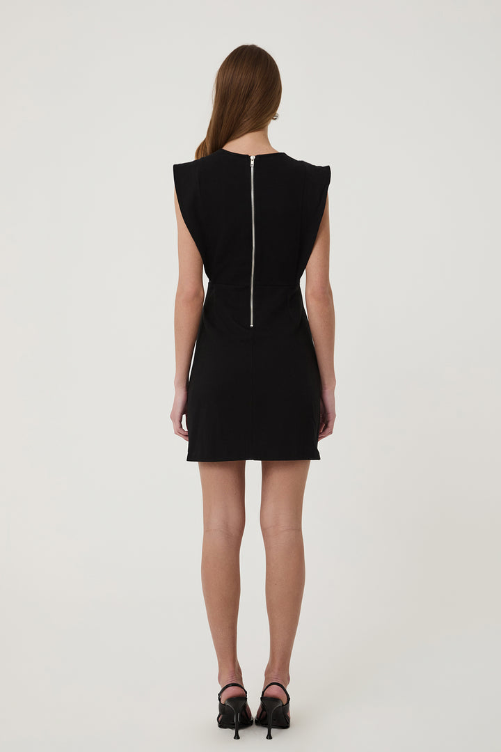 Flywheel Gabardine Dress Black