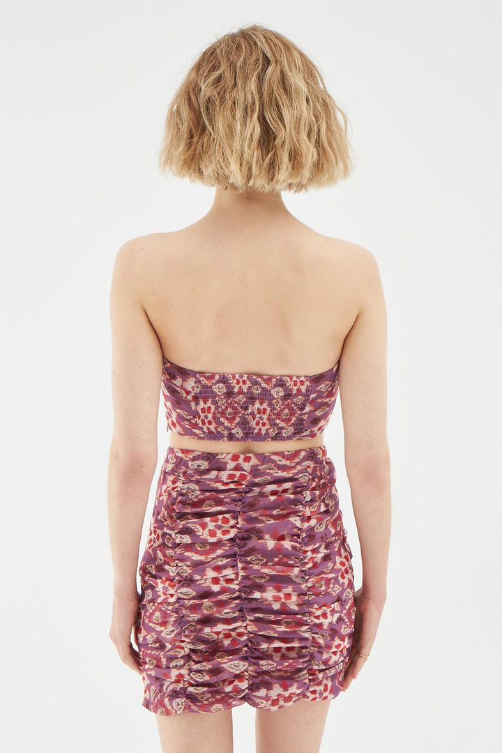 Pleated Mini Skirt Lilac