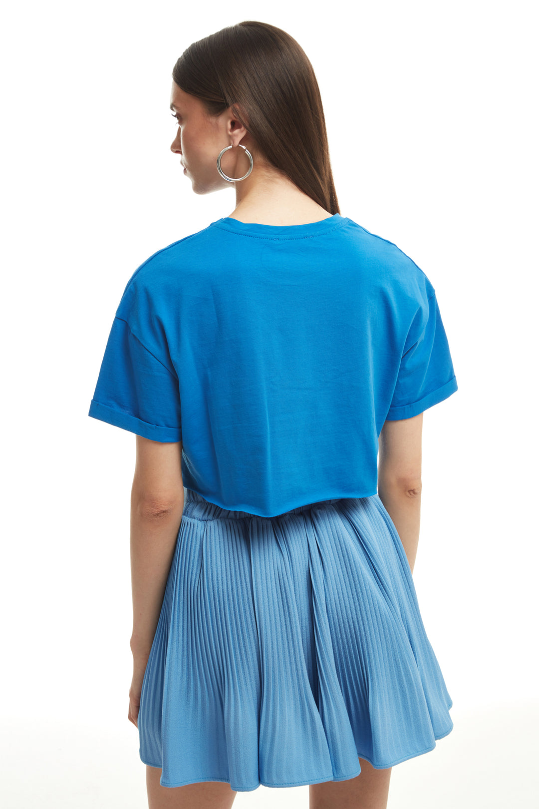 Crop T-Shirt Sax