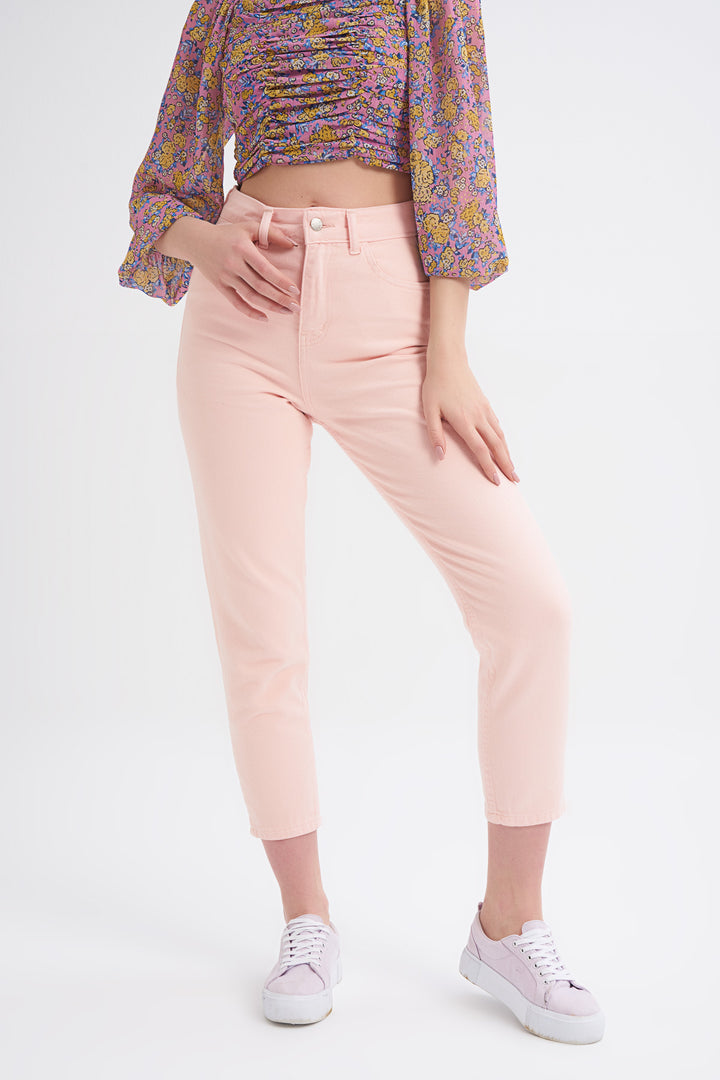 Gabardine Mom Jean Powder