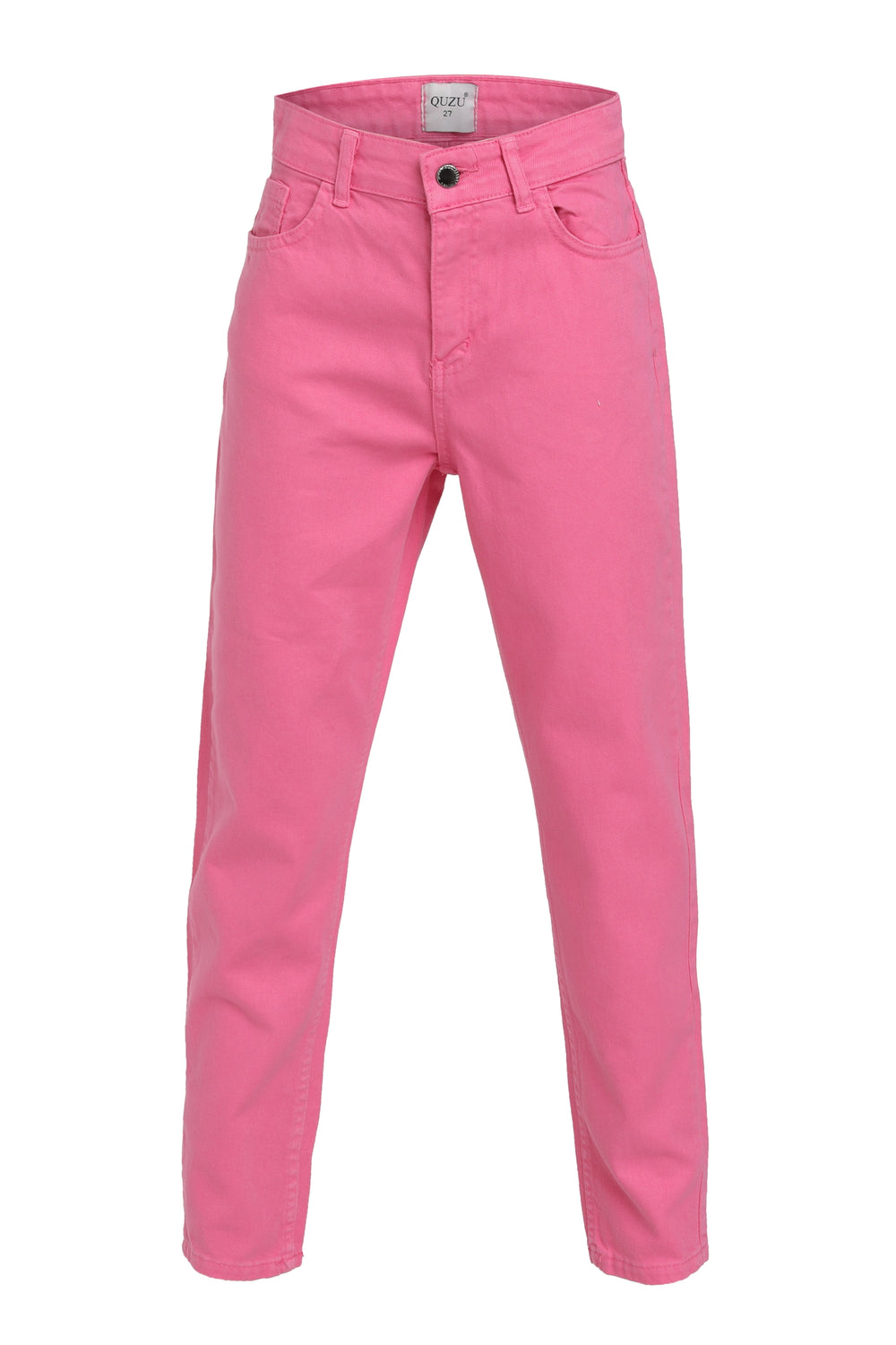 Gabardine Mom Jean Candy Pink