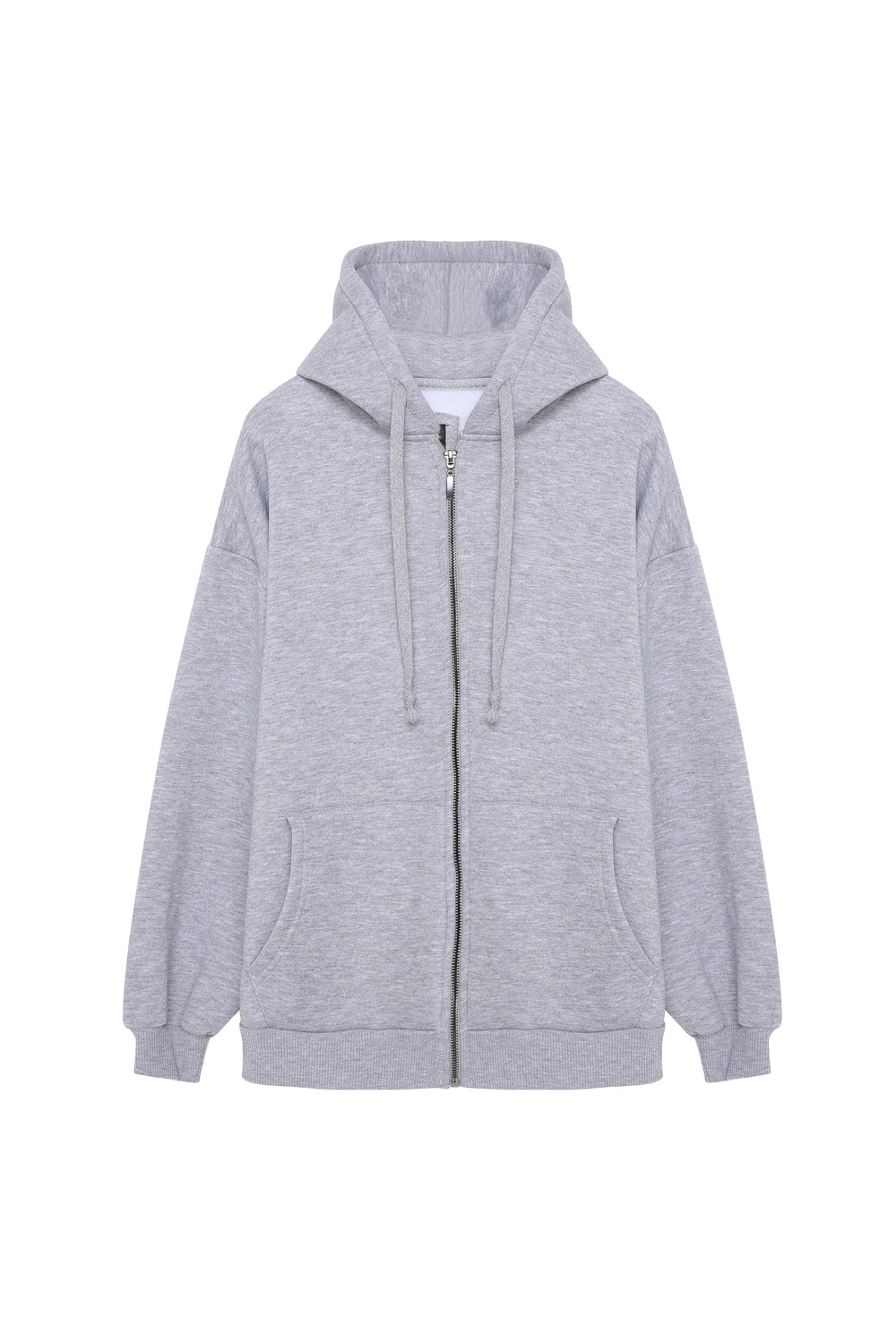 Zippered Hooded Sweatshirt Grimelange