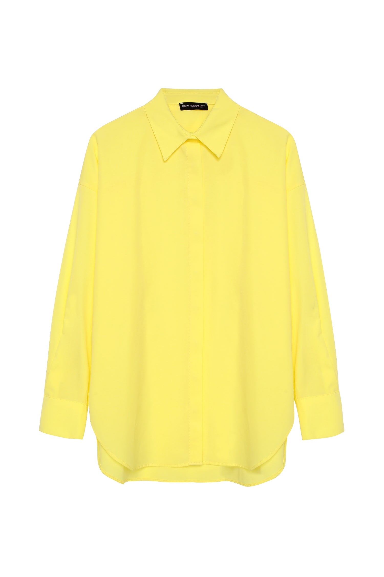 Oversize Gömlek Sarı