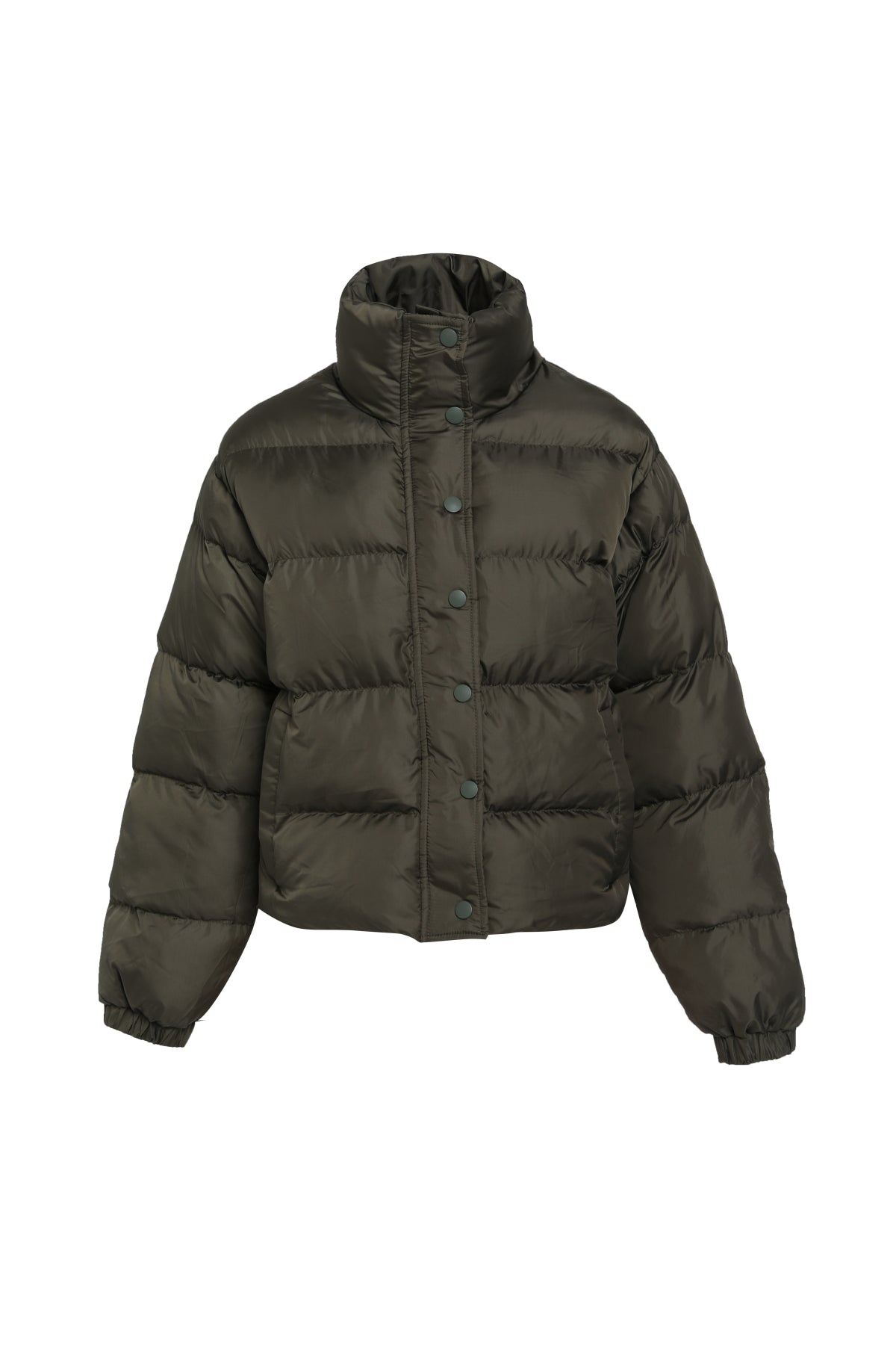 Short Inflatable Coat Khaki