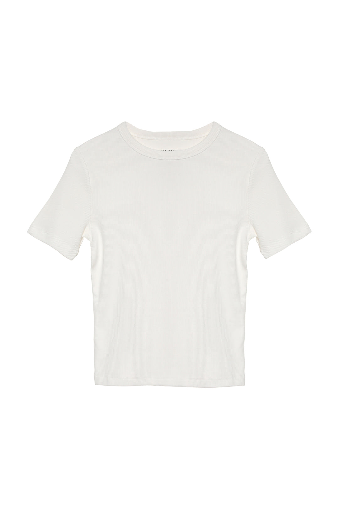 Fitilli Basic Tişört Ekru
