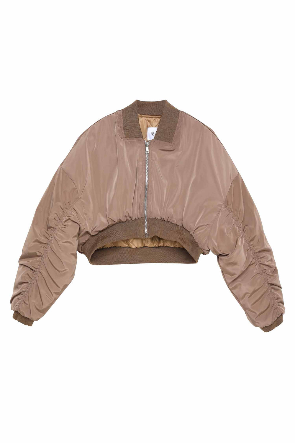 Inflatable Crop Jacket Khaki