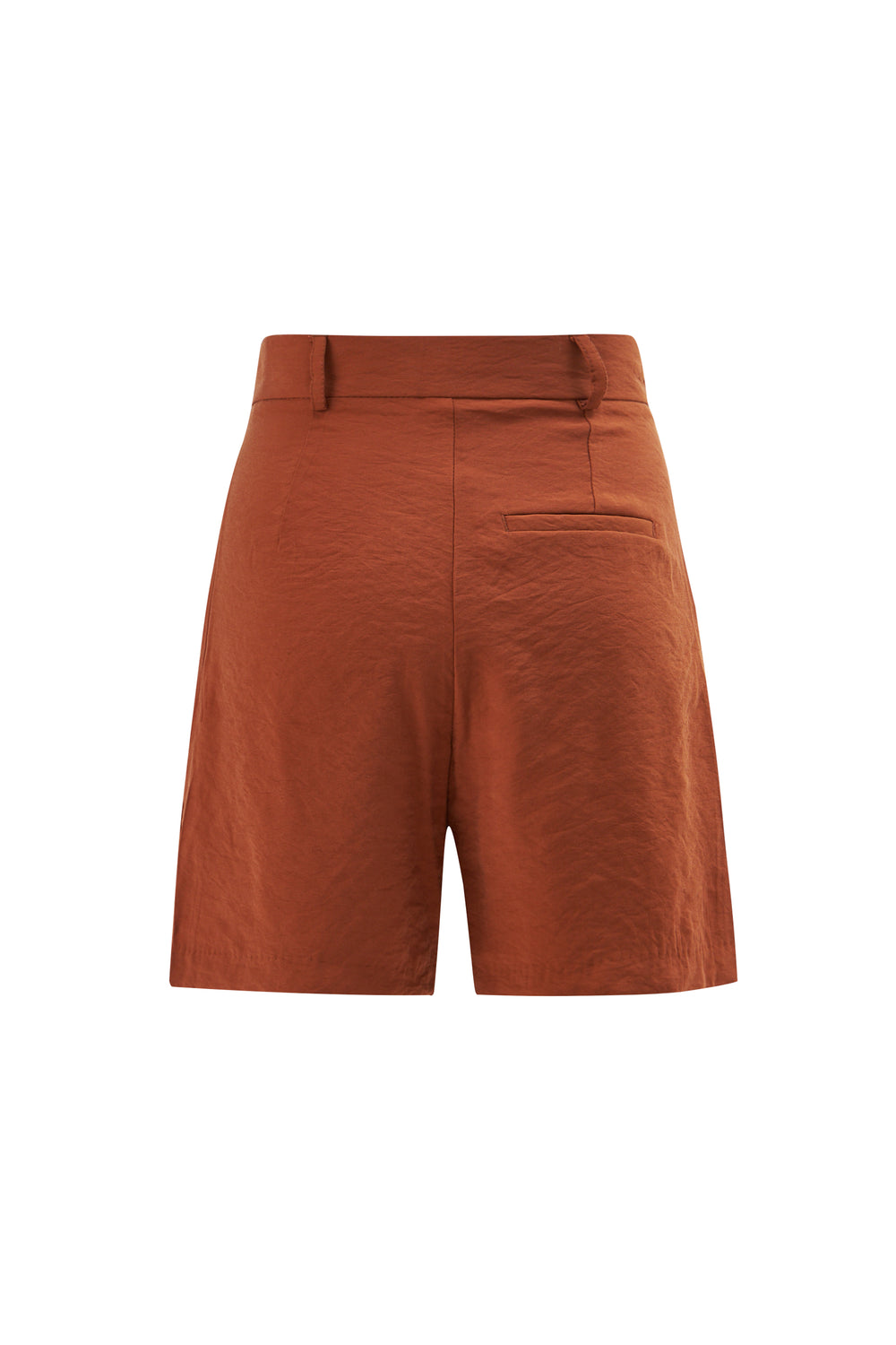 High Waist Shorts Brown