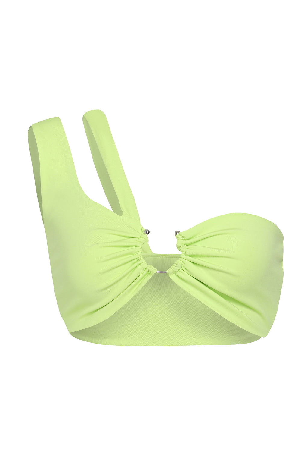 Ring Detailed Bustier Green