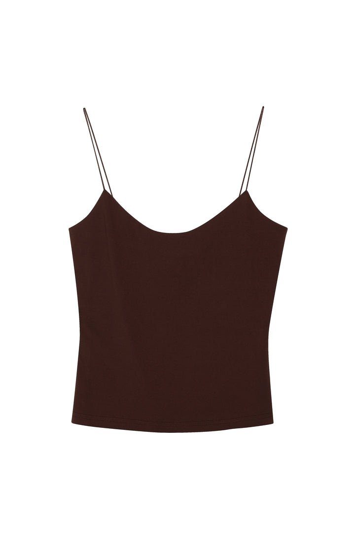 Rope Strap Undershirt Dark Brown