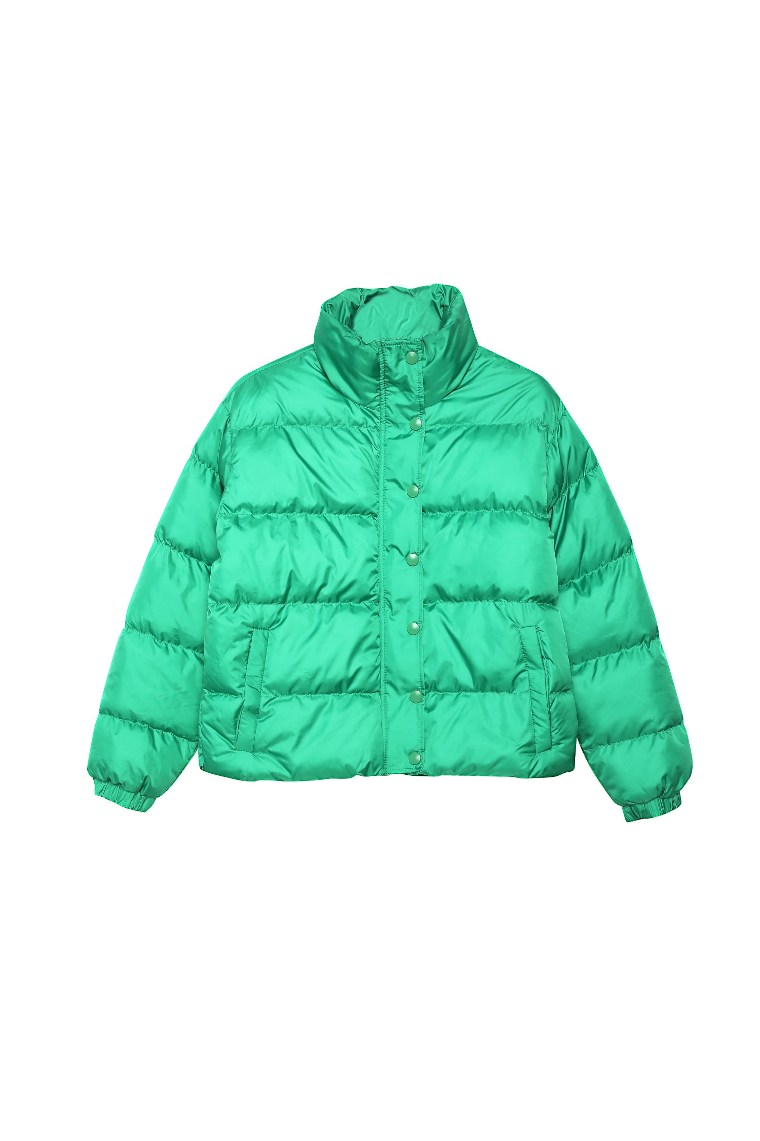 Short Down Jacket Green