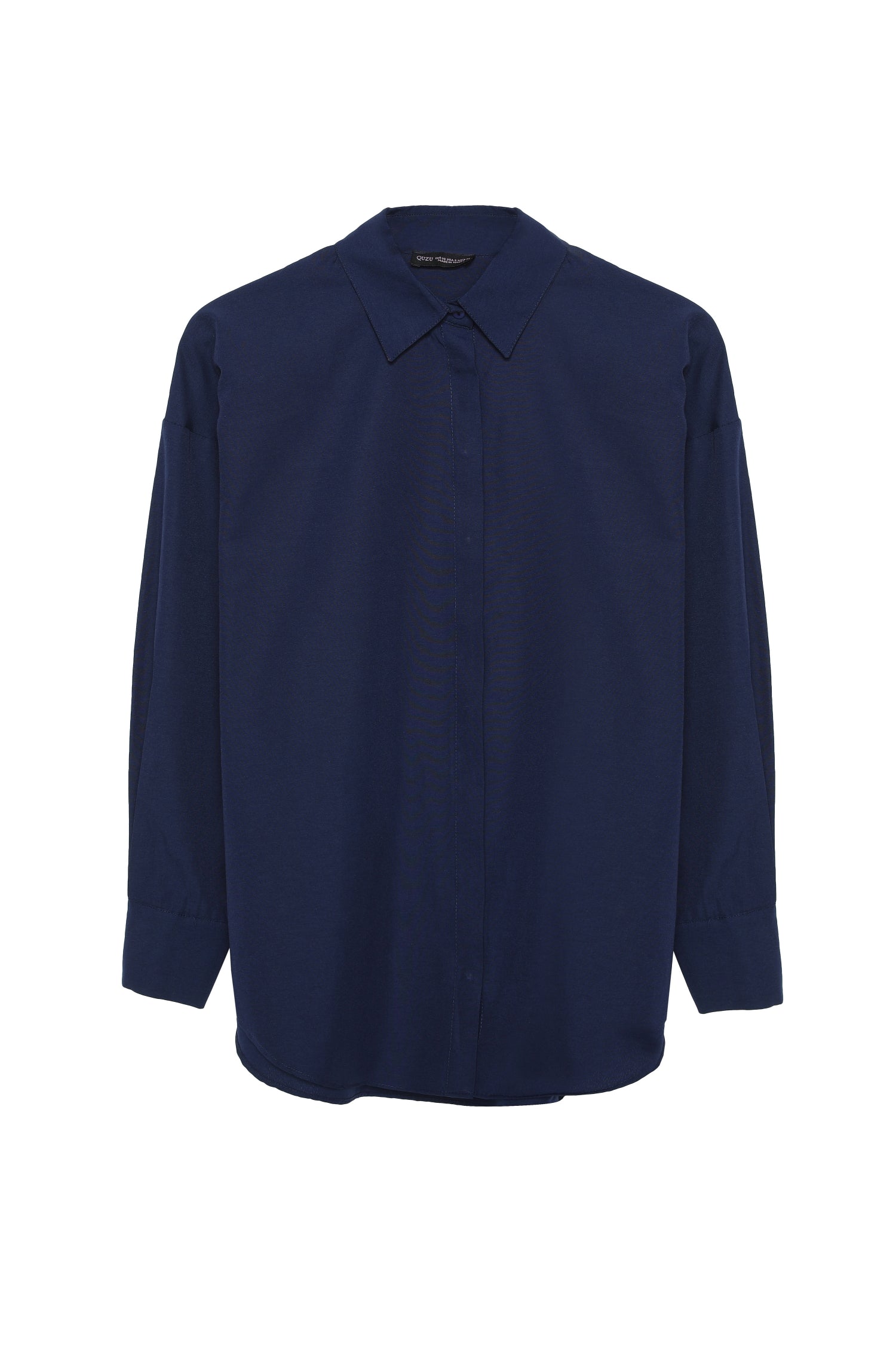 Neu Goods ▶︎ R Oversize Gömlek Lacivert – QUZU