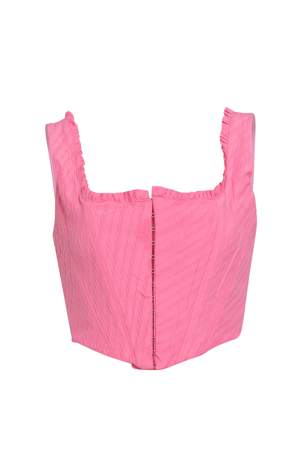 Frill Detailed Underwire Blouse Pink