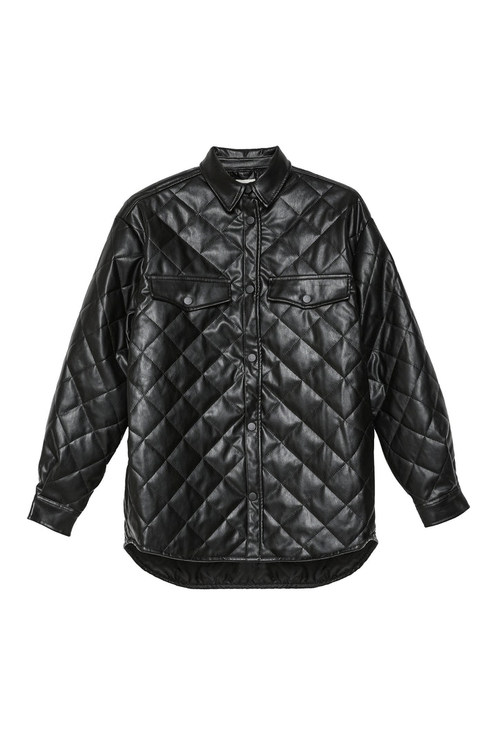 Kapitone Deri Mont Siyah