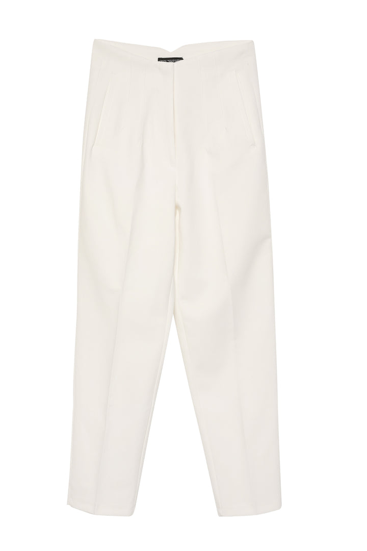 Pens Detaylı Pantolon Ekru