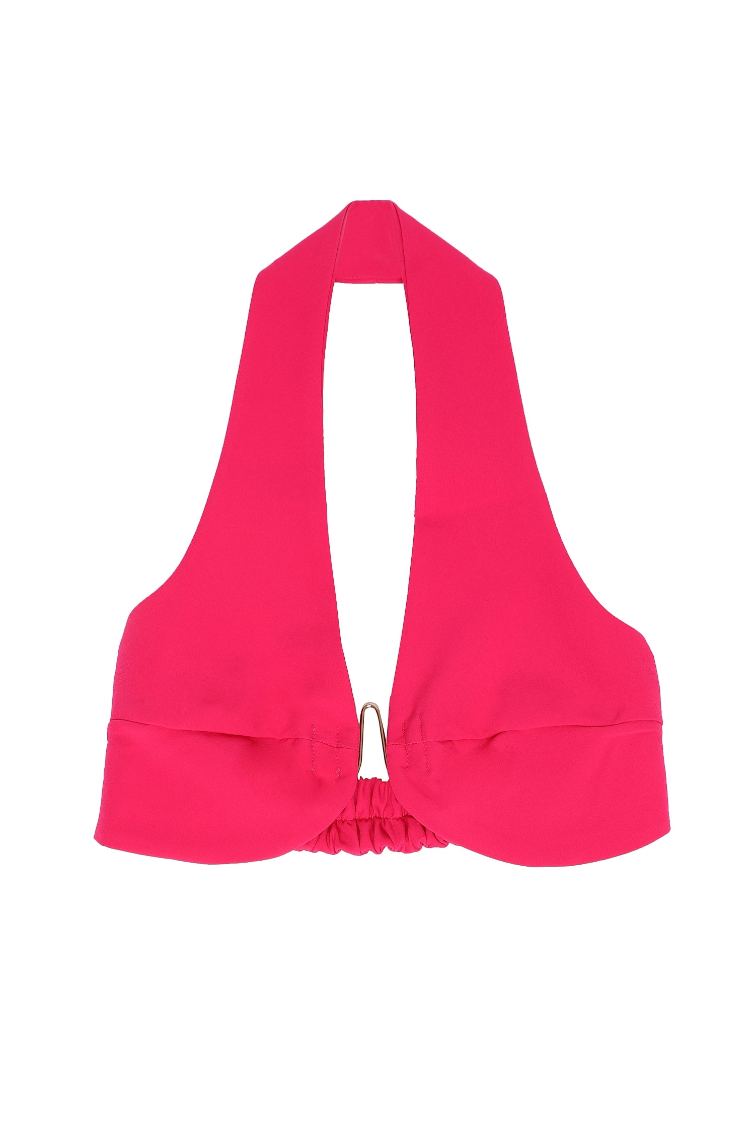 Bustier Detailed Blouse Fuchsia