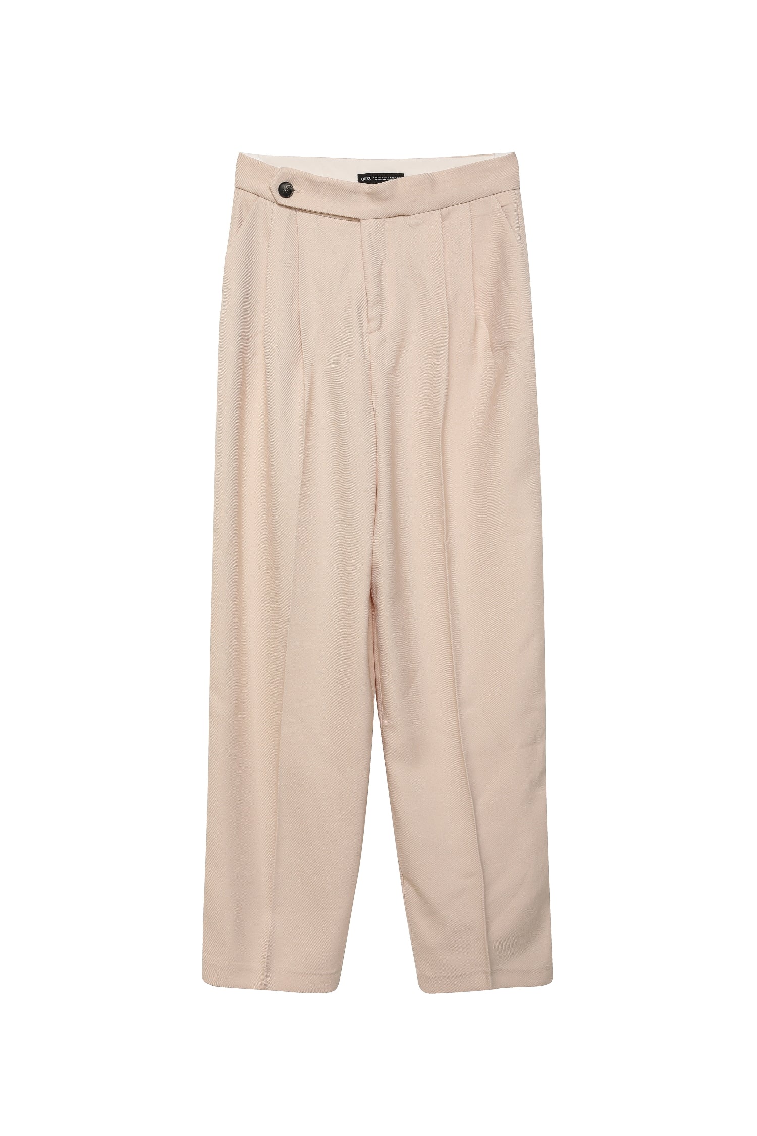 Double Pleated Trousers Stone