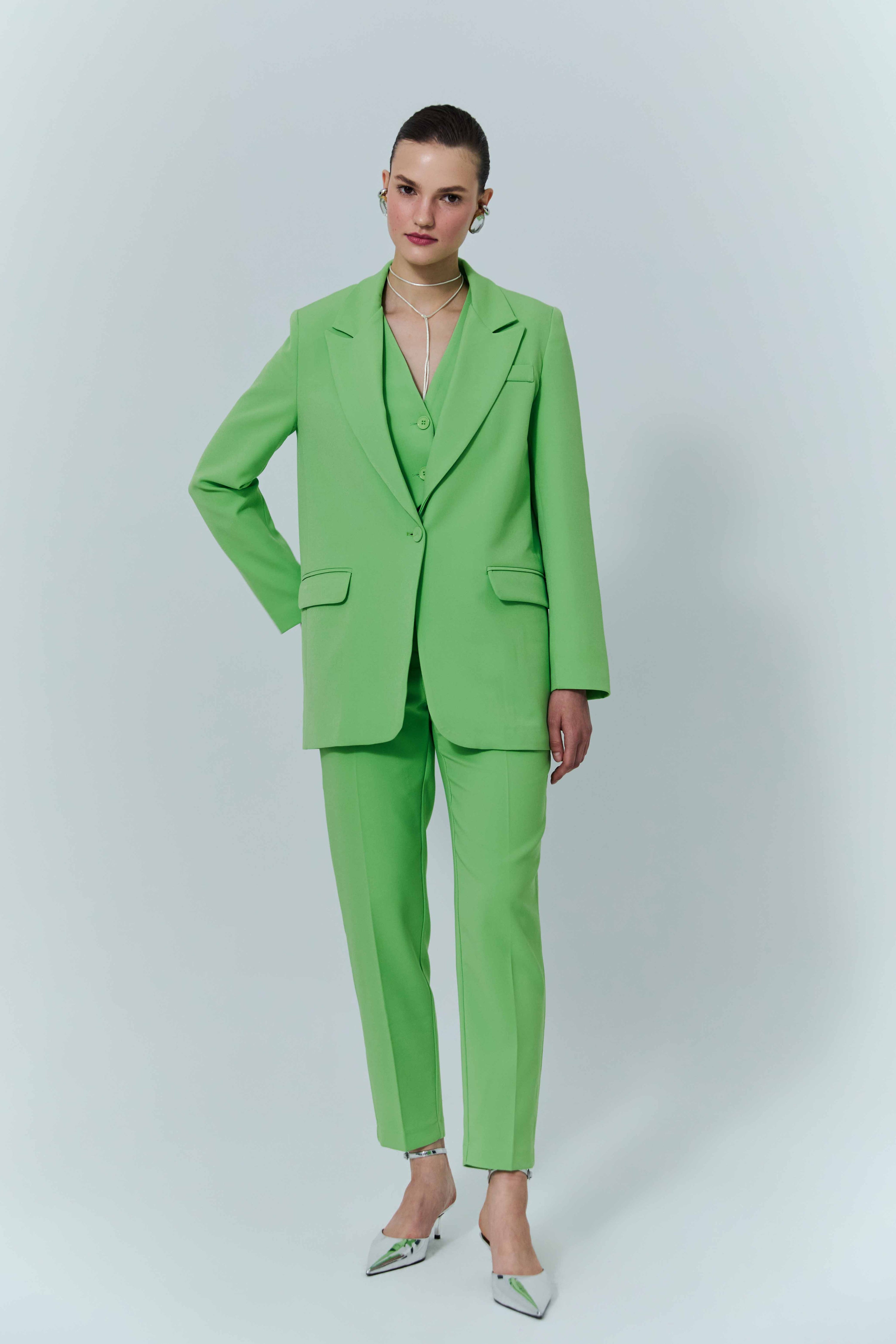 Blazer Jacket Green