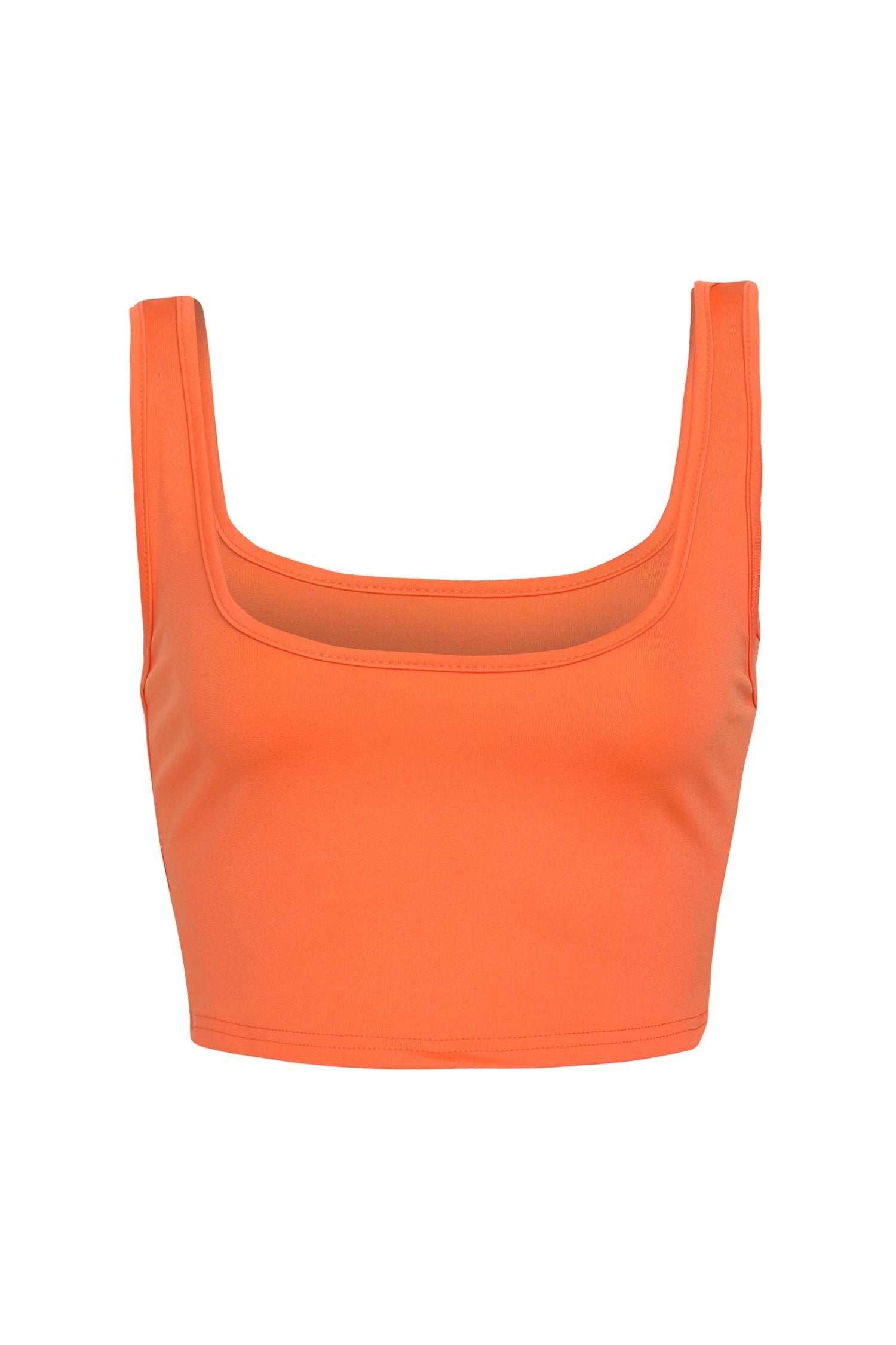 Thick Strap Bustier Neon Orange