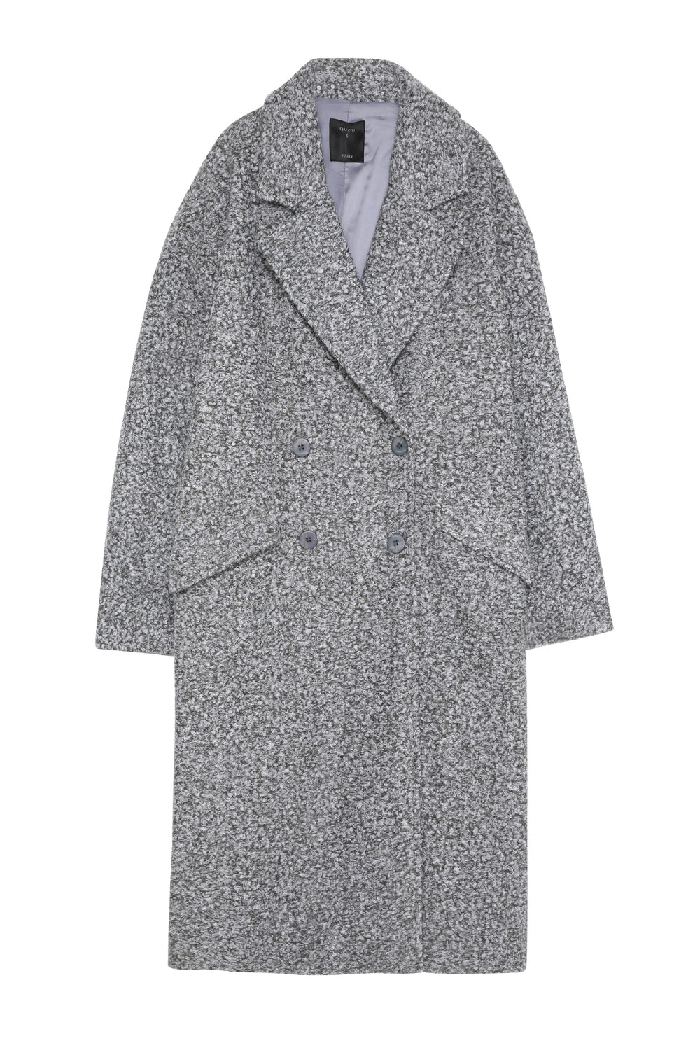 Melted Oversize Coat Anthracite