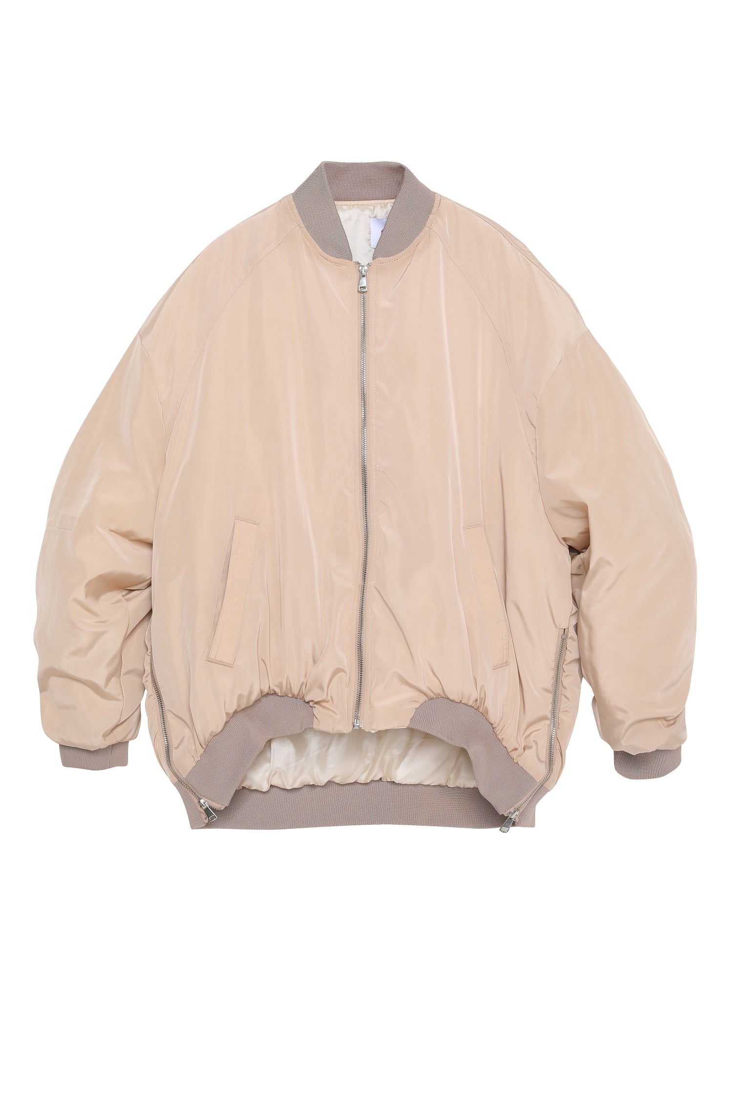 Oversize Puffer Jacket Beige