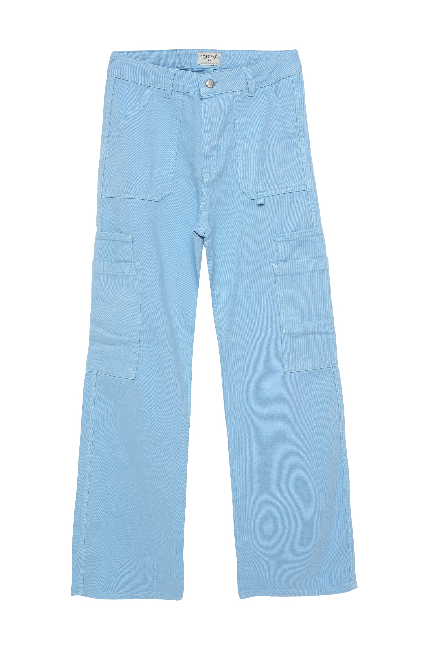 Pocket Detailed Cargo Pants Blue