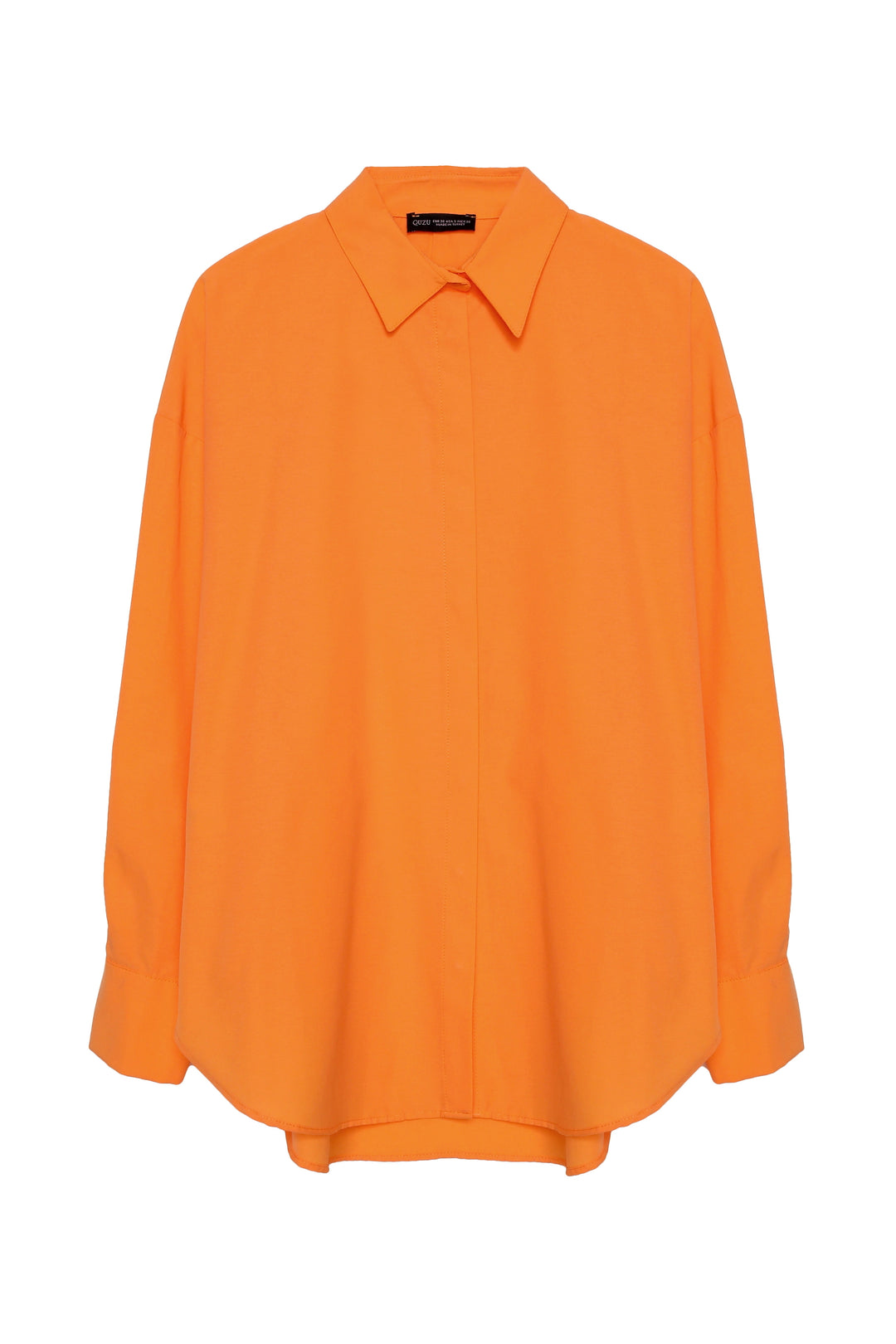 Oversize Gömlek Turuncu