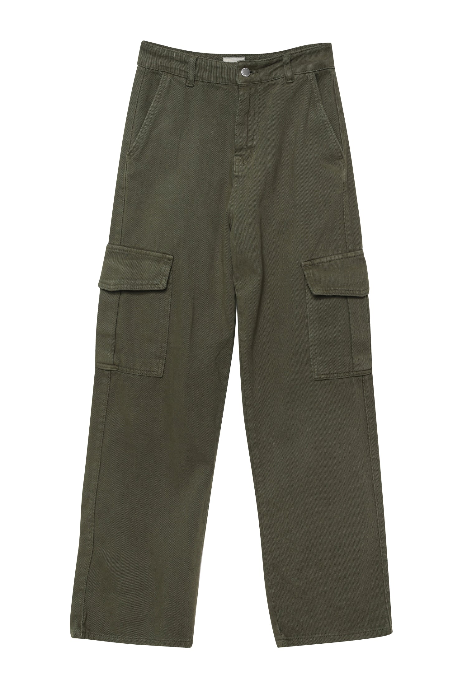 Gabardine Cargo Pants Khaki