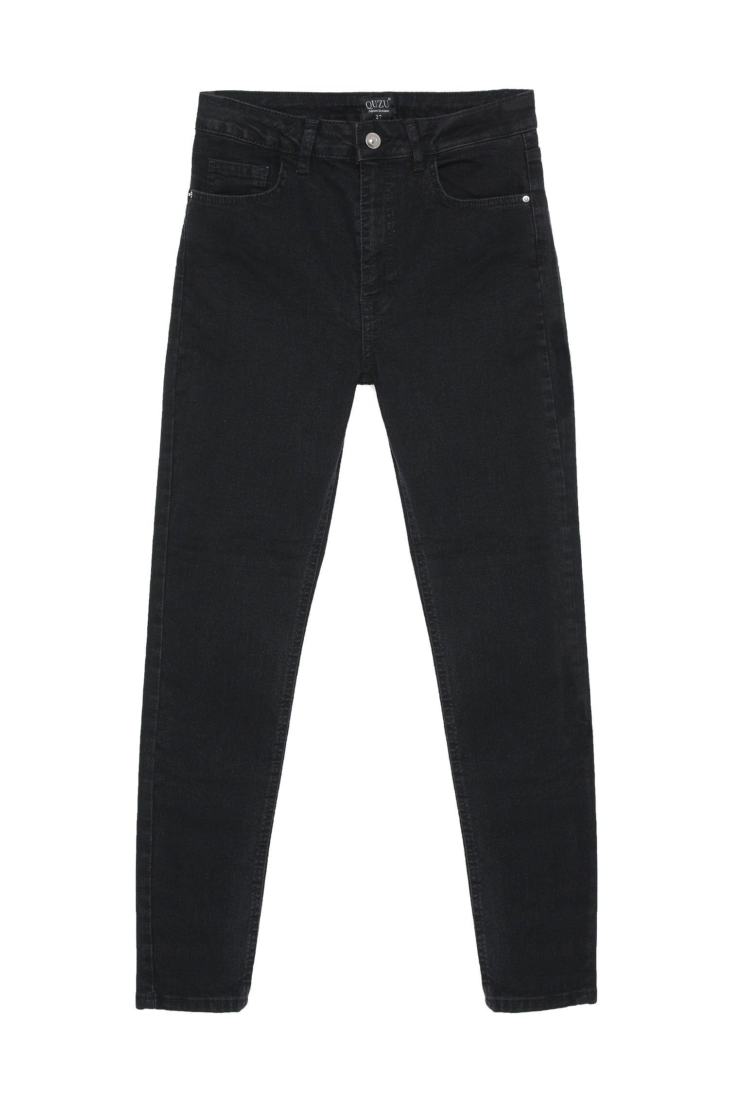 High Waist Skinny Jeans Black