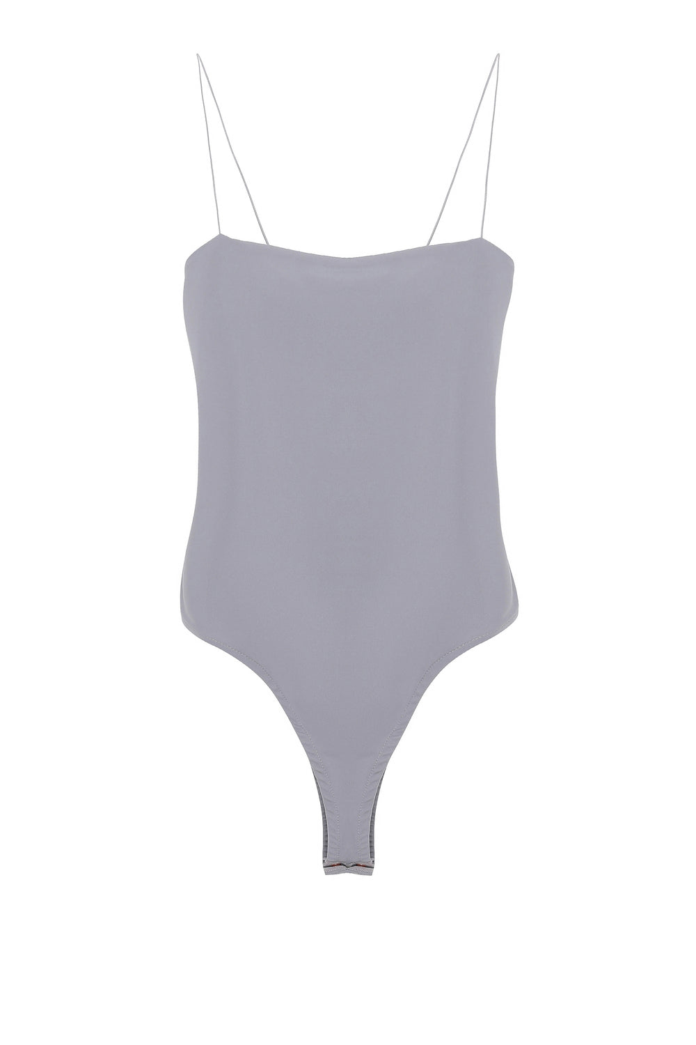 Thin Strap Bodysuit Gray