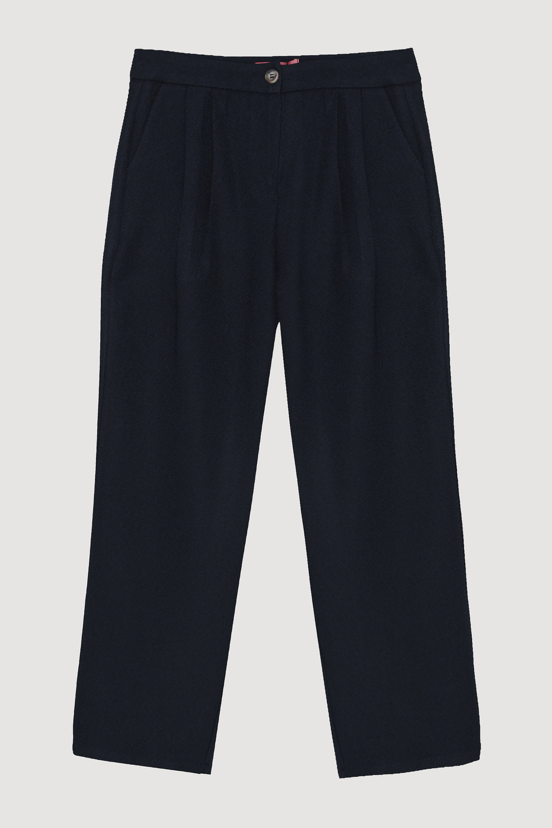 Çift Pileli Jogger Pantolon Lacivert