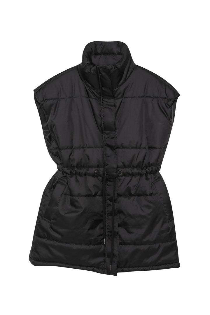 Oversize Pocket Inflatable Vest Black