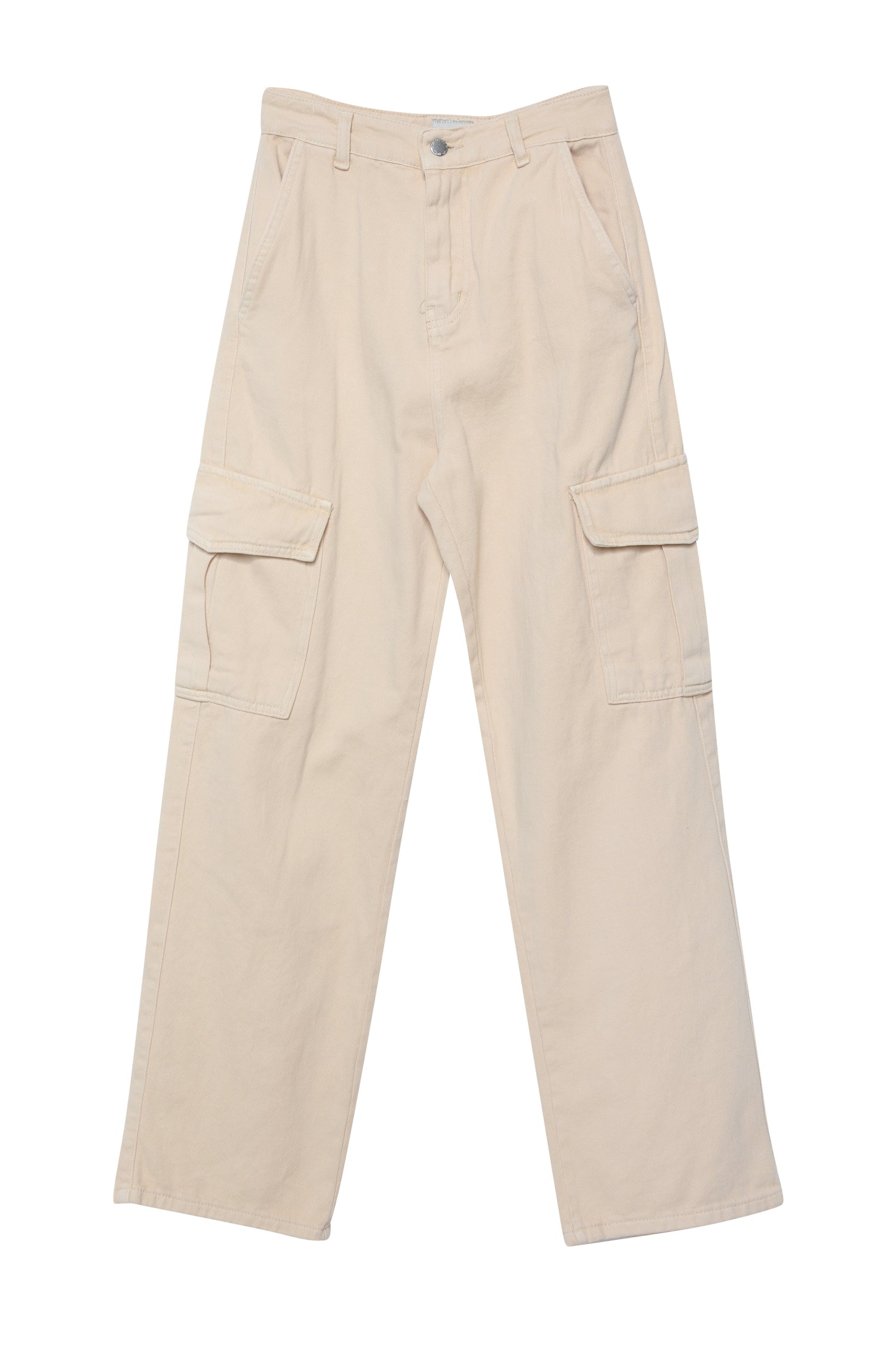 Gabardine Cargo Pants Beige