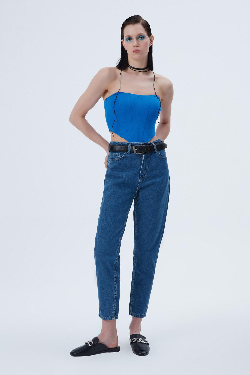 Mom Jeans Blue