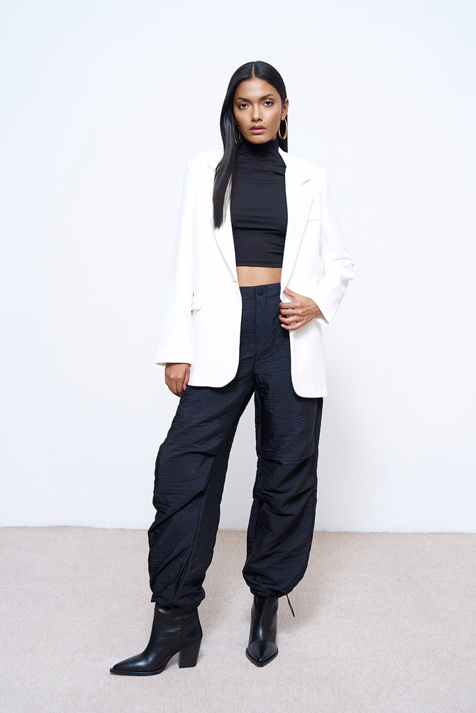 Blazer Ceket Ekru