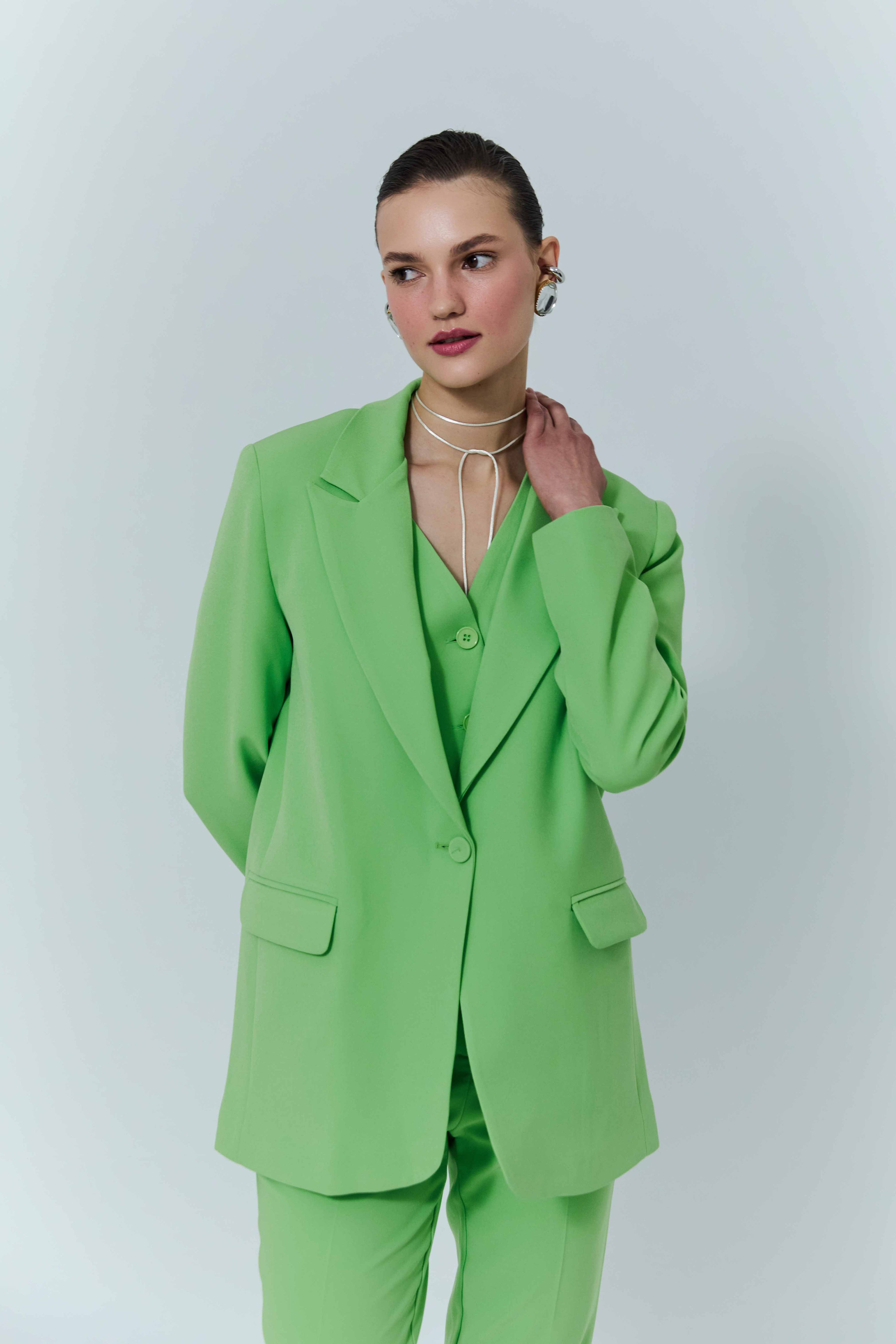 Blazer Jacket Green