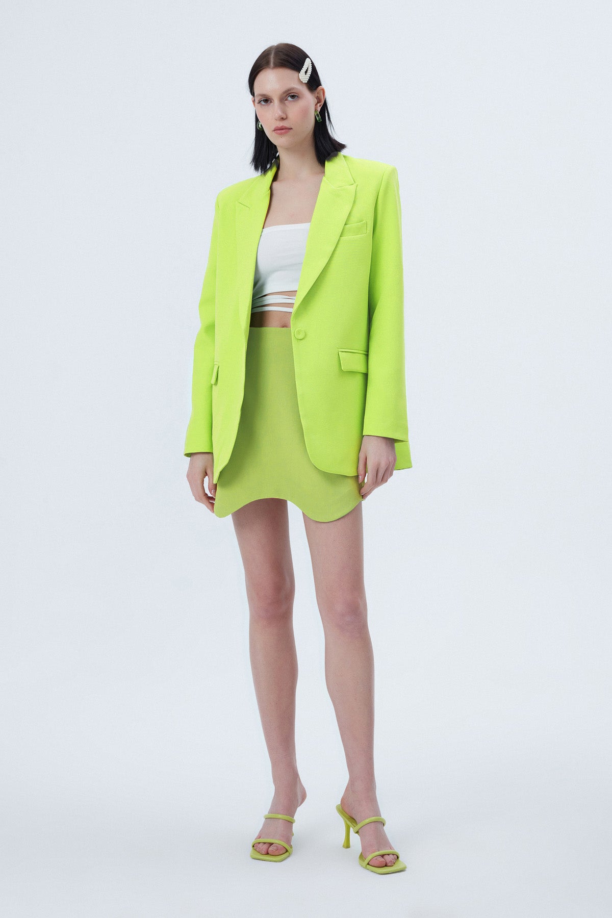 Blazer Jacket Neon Green