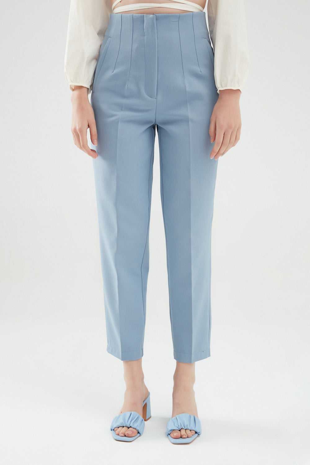 Pliers Detailed Trousers Blue