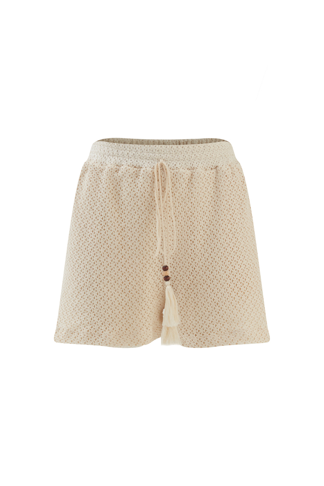 Pocket Textured Shorts Natural