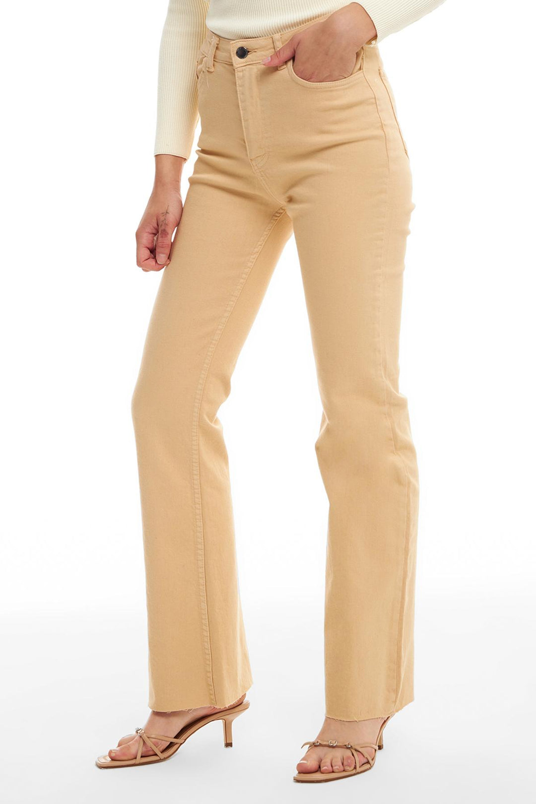 Spanish Leg Jeans Beige