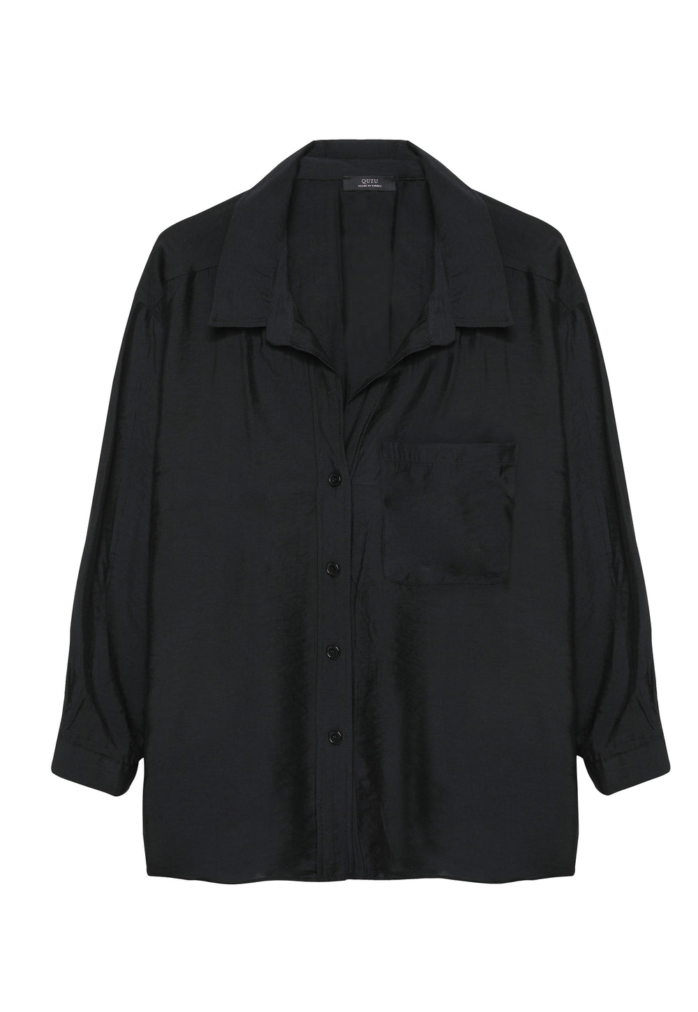 Oversize Buttoned Shirt Black