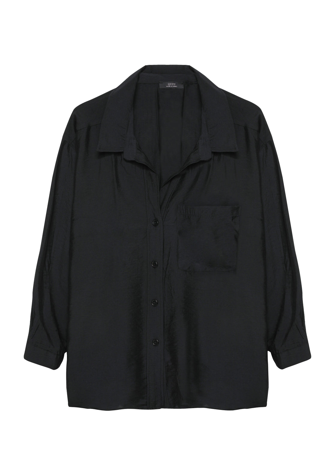 Oversize Buttoned Shirt Black
