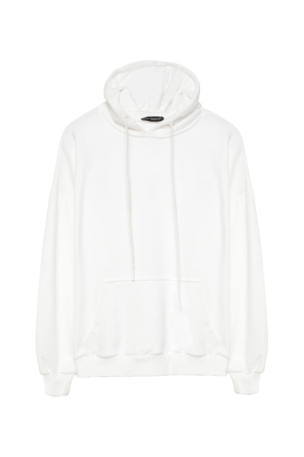 Oversize Kapüşonlu Sweatshirt Ekru