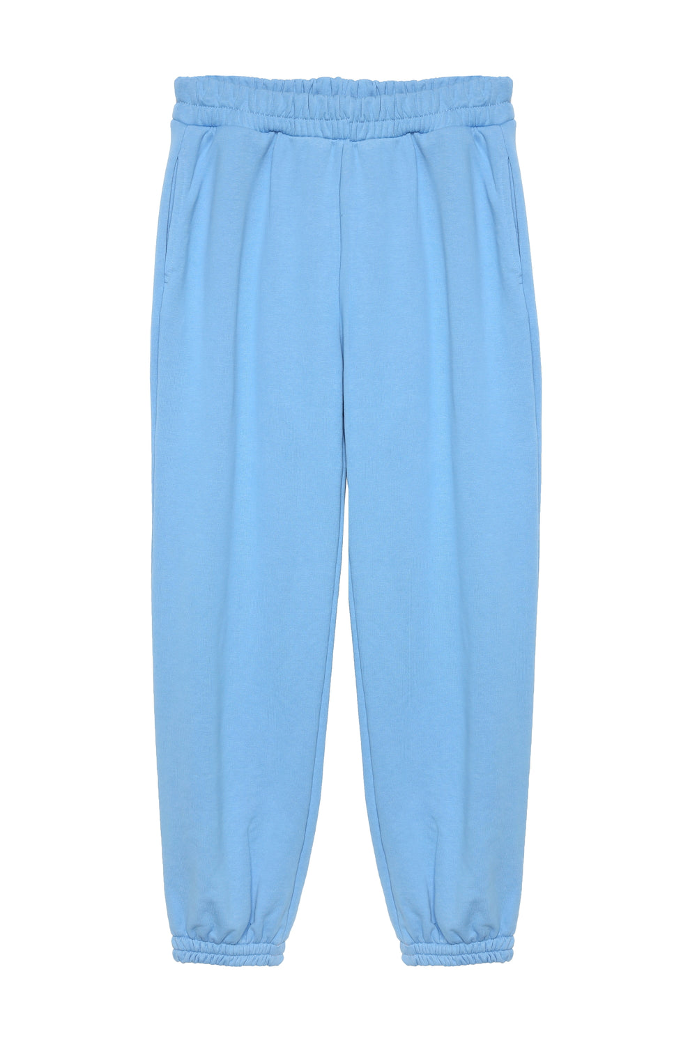 Elastic Waist Pocket Tracksuit Blue