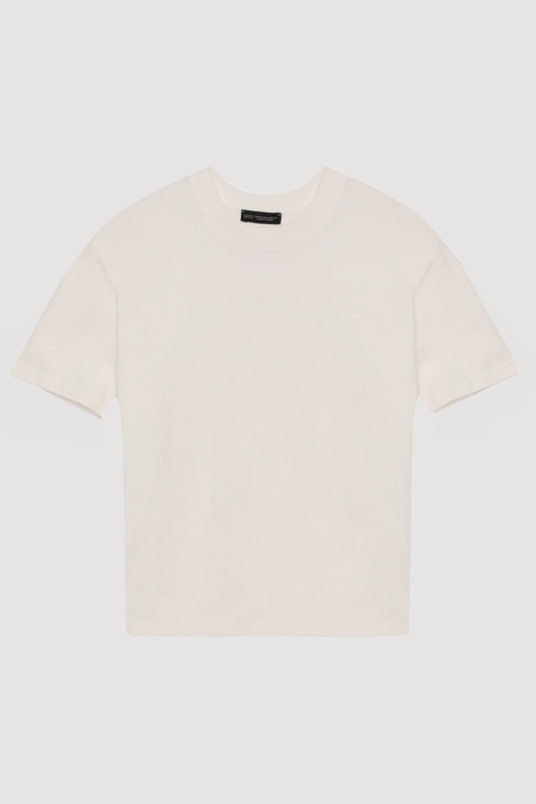 Oversize Basic Tişört Ekru